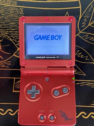 Game Boy Advance SP Edizione Groudon con scatola