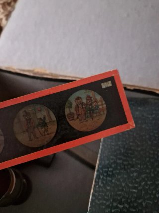 Linterna Mágica Antigua Vintage Cine
