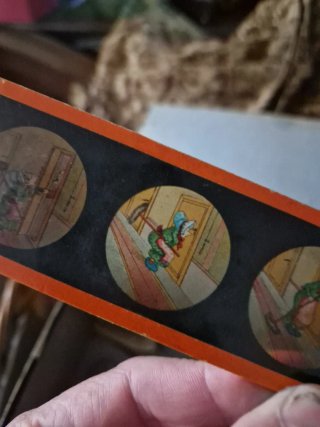 Linterna Mágica Antigua Vintage Cine
