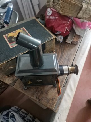 Linterna Mágica Antigua Vintage Cine