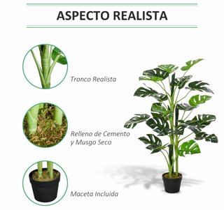 Planta Monstera Artificial 100 cm