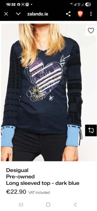 Blusa Desigual Azul Multicolor