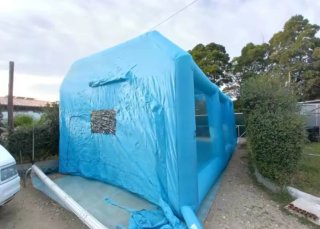 Cabina de pintura hinchable