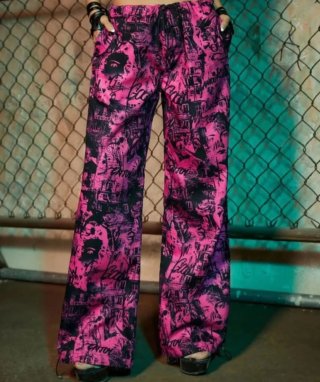 Pantaloni Shein Stampa Grafica