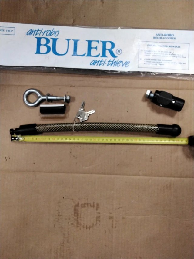 Candado Antirrobo Manillar Buler Scooter