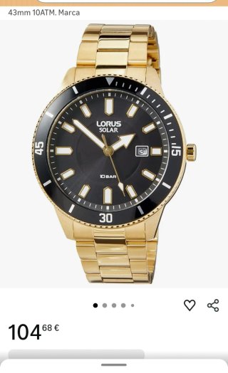 Reloj Lorus Solar Hombre Nuevo
