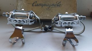 Coppia pedali Campagnolo Gran Sport Acciaio