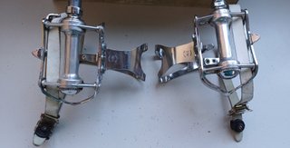 Coppia pedali Campagnolo Gran Sport Acciaio