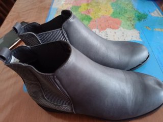 Botas grises mujer nuevas sin uso talla 37