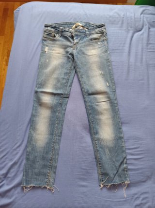 Pantalón vaquero mujer azul
