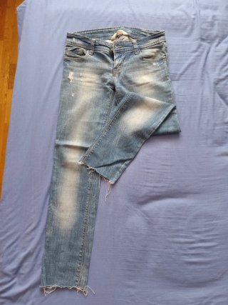 Pantalón vaquero mujer azul