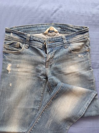 Pantalón vaquero mujer azul