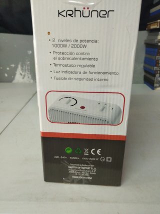 Calefactor blanco