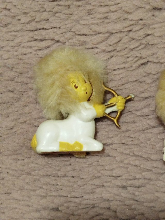 Lotto 4 Figurini Segni Zodiacali Vintage