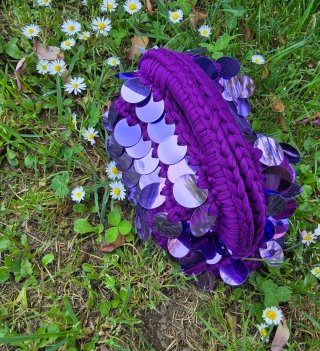 Clutch bag viola