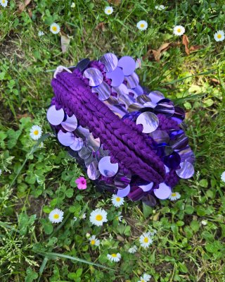 Clutch bag viola