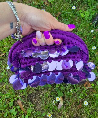 Clutch bag viola