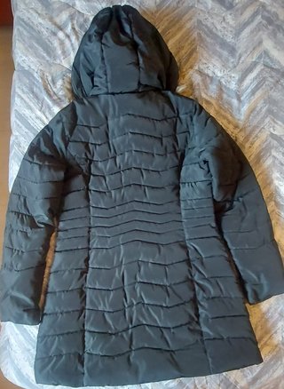 Piumino lungo Motivi con cappuccio Tg 46 (M/L)