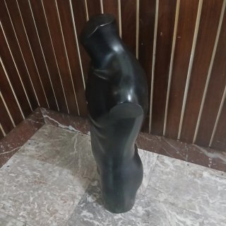 Manichino uomo mezzo busto nero