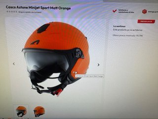 Casco Jet Astone Negro - Talla S