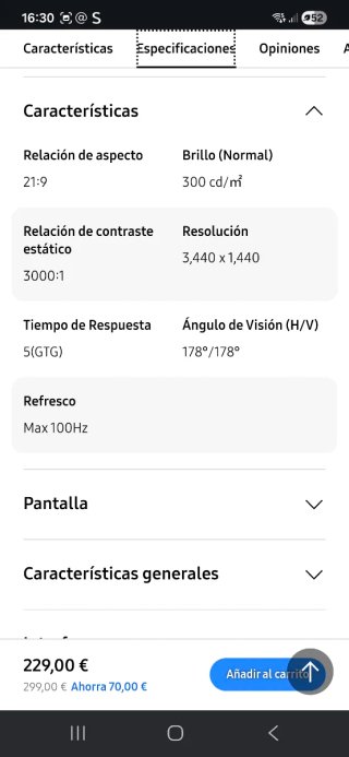 Monitor Samsung Viewfinity S5 34 2K