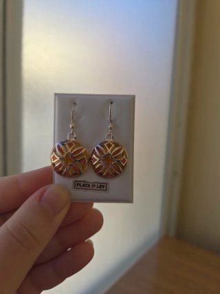 Orecchini in Argento Donna Design Floreale