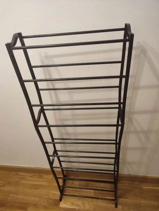 Zapatero 30 paia, colore nero. Nuovo da aprire