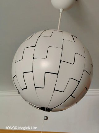 Lámpara colgante esférica Ikea