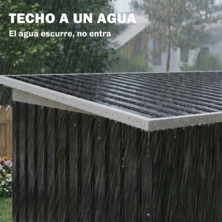 Caseta Metálica Exterior 280x130x172 cm