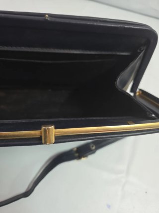 Borsetta vintage midollino blu anni 70