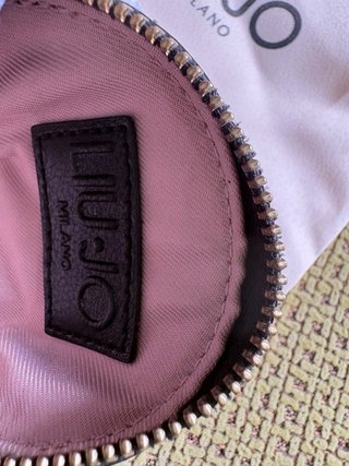 Cartera/Llavero Liu Jo Negro y Dorado