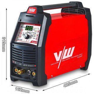 Soldador TIG AC/DC 200P ALU MM + Plasma