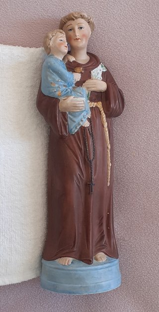Antica statua Sant'Antonio fine '800