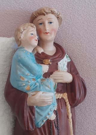 Antica statua Sant'Antonio fine '800