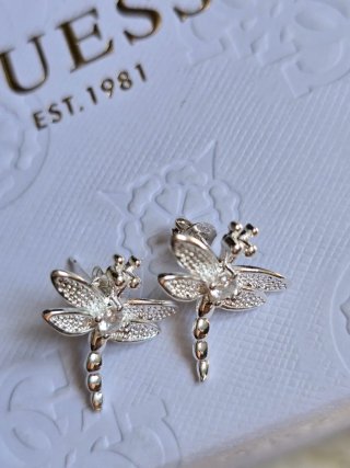 Pendientes Libélula Cristal 925 estilo Swarovski