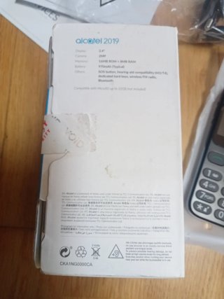 Alcatel 2019 Negro sin estrenar