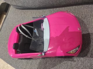 Coche Barbie Rosa Descapotable