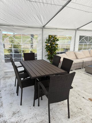 SUPER OFERTA ! Nueva mesa +6 sillas para exterior
