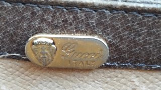 Borsa Gucci Pelle Vintage Donna Marrone a spalla