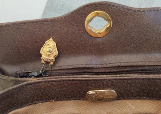 Borsa Gucci Pelle Vintage Donna Marrone a spalla