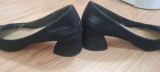 Zapatos de tacón negros talla 37