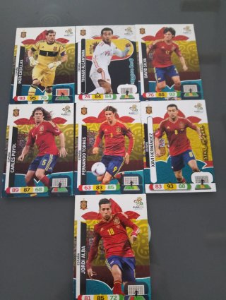 Adrenalyn Euro 2012 España Cromos