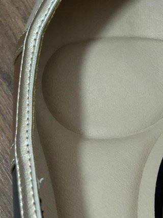 Sandalias Buonarotti Talla 37 Negro/Dorado