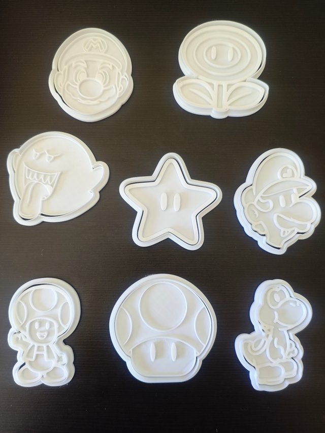 8 Carimbos e Cortadores do Mario