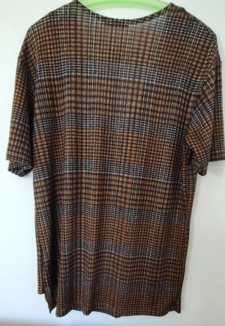 Camiseta Zara Talla S Cuadros
