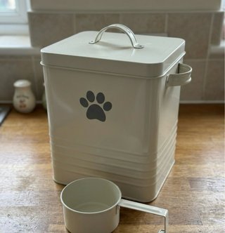 Contenitore Metallo Cibo Cani/Gatti
