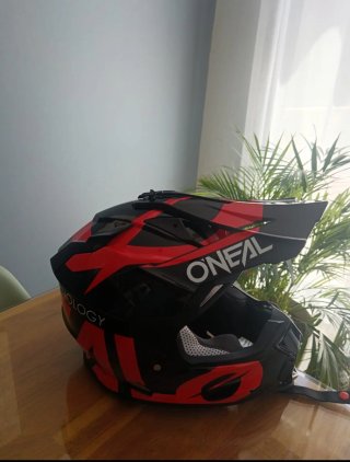 Casco O'Neal Niño Cross Negro/Rojo
