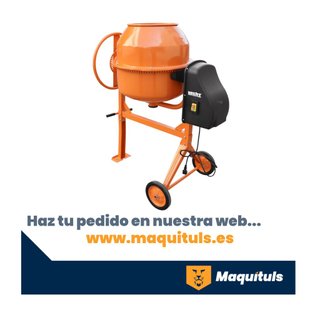 Hormigonera Hecht 180L Naranja