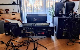 Equipo Home Cinema 5.1 Yamaha Completo + Blu-ray S