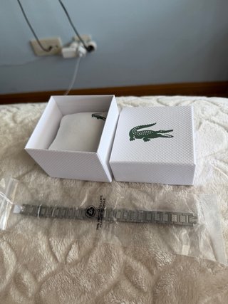 Pulsera Hombre Lacoste Plata